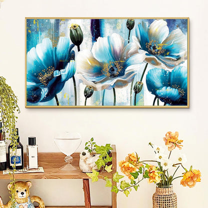 YALKIN 5D Diamond Painting Kits for Adults, Flowers Diamond Art Kits Full Drill Diamond Painting Kit for Adult Beginners, DIY Crystal Picture Art for Home Wall Decor 40x70cm/15.7x27.6in