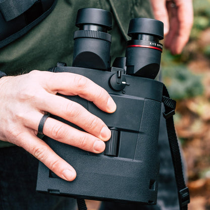 Kite Optics APC STABILIZED 14x50 ED High Performance Binoculars for Hunting and Bird Watching/Marine Use - 14x Magnification with Image Stabilization, Waterproof, Dustproof, Li-Ion Battery, +30 Hours