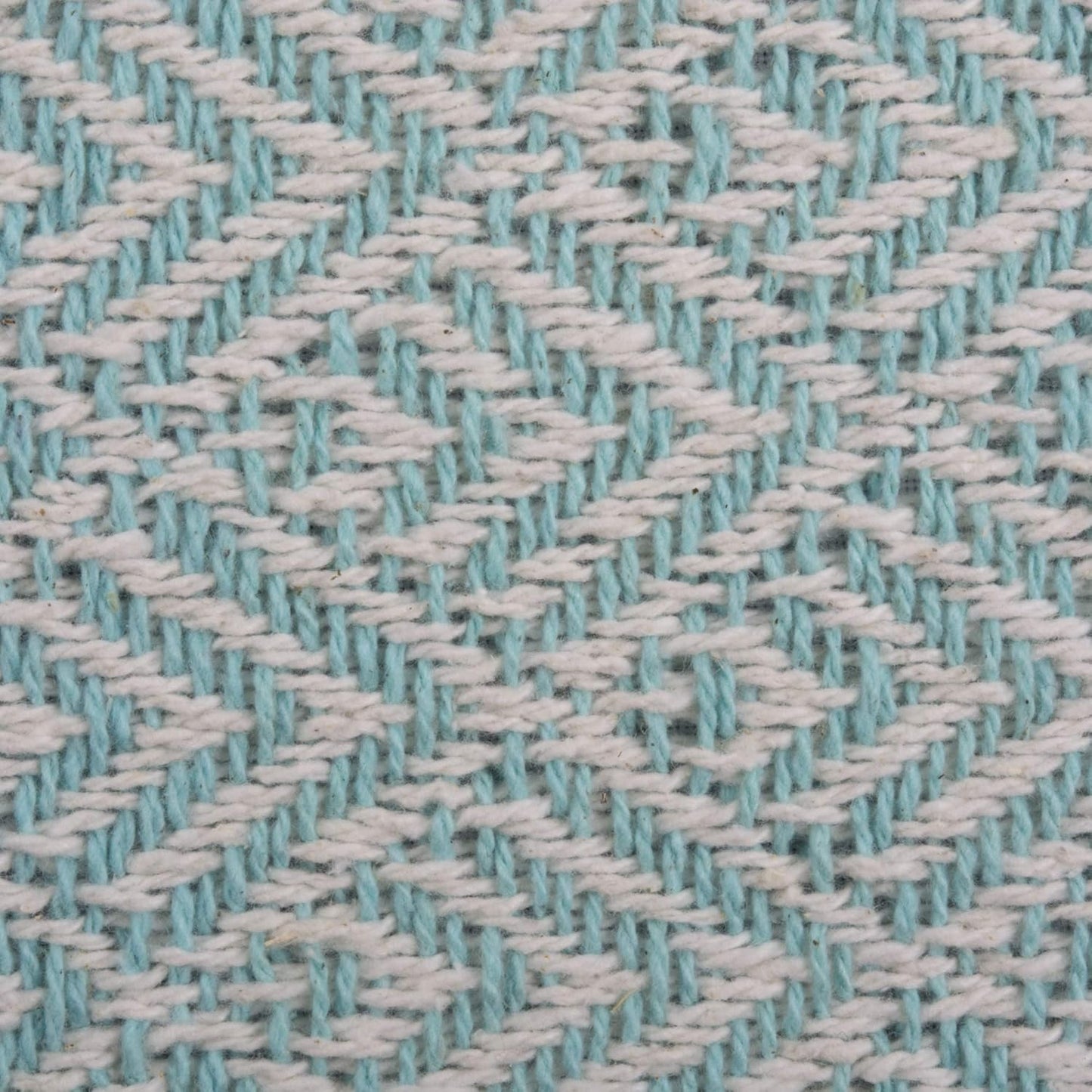 DII Aqua Braided Farmhouse Table Runner, 15 x 72 inches, 1-Piece
