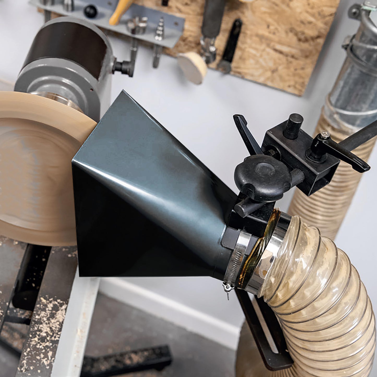BMWOOD Woodturning Universal Dust Hood for Woodlathe Extraction.