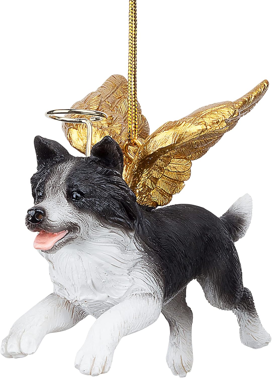 ANGEL BORDER COLLIE ORNAMENT