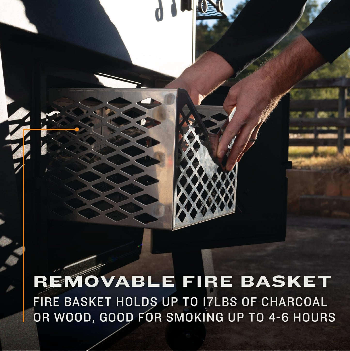 Oklahoma Joe's Marshal Centerbox Smoker, Black - 23202164