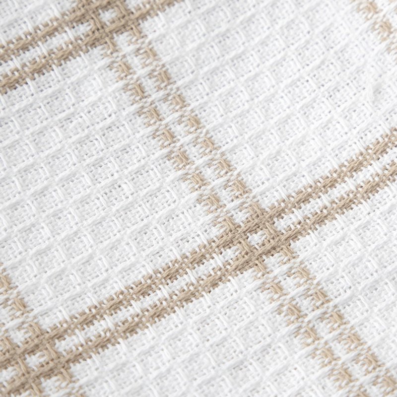 T-Fal Premium Waffle Dish Cloths: Highly Absorbent, Super Soft Long Lasting - 100% Cotton, 12"x13" Towel for Cleaning & Drying, (8-Pack), Sand