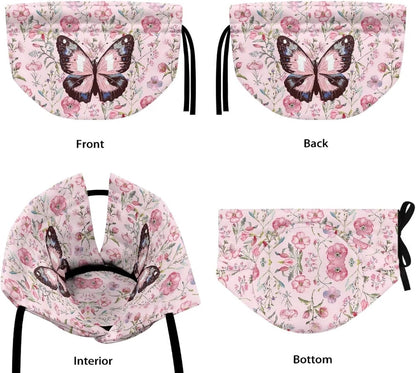 Gradient Butterfly Breakfast Kettle Cover, Pink Insulated Bag for Teapot, Easy to Clean, Perfect for Afternoon Tea