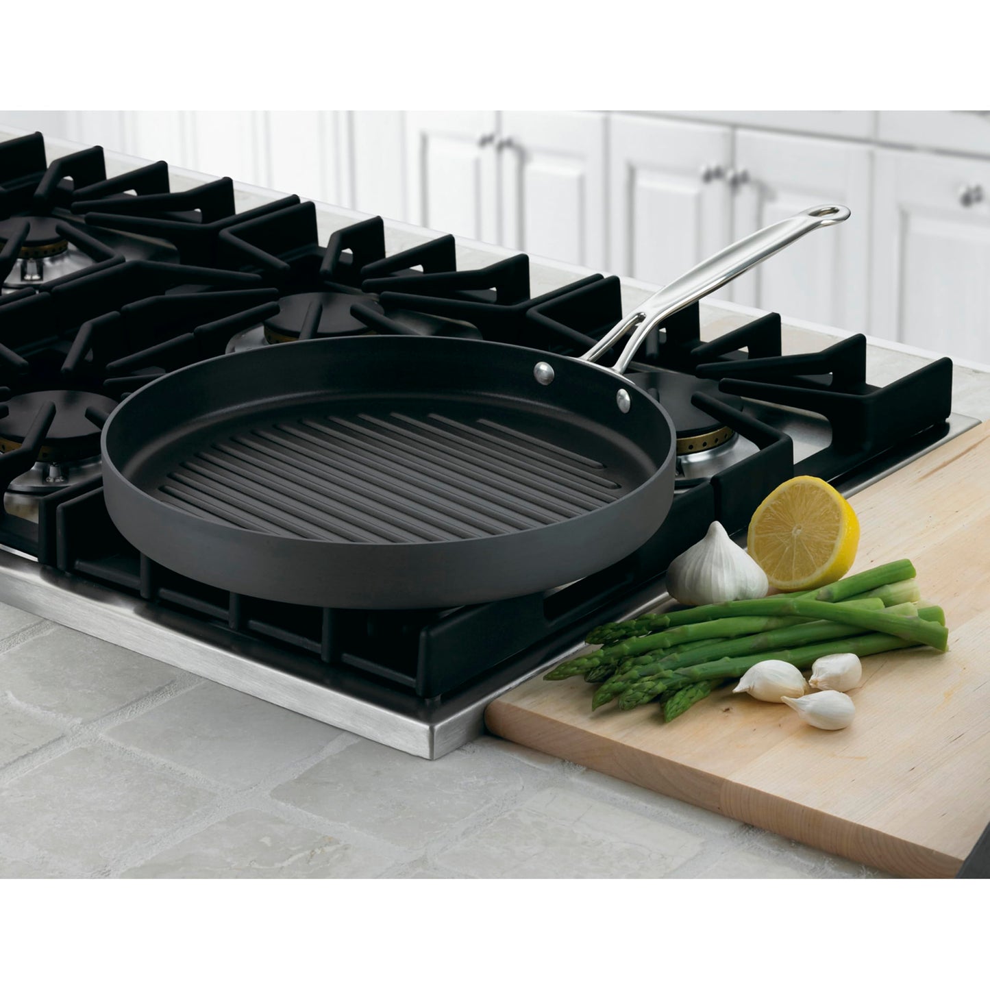 Cuisinart Chef's Classic™ Nonstick Hard Anodized 12" Round Grill Pan, 630C-30
