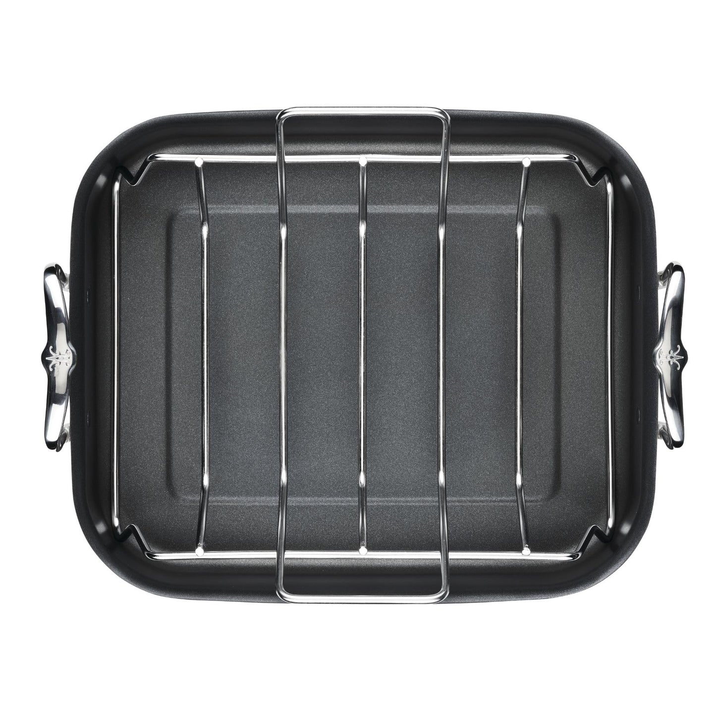 Hestan Provisions – 14.5" Classic Clad Nonstick Roasting Pan with Stainless Steel Rack