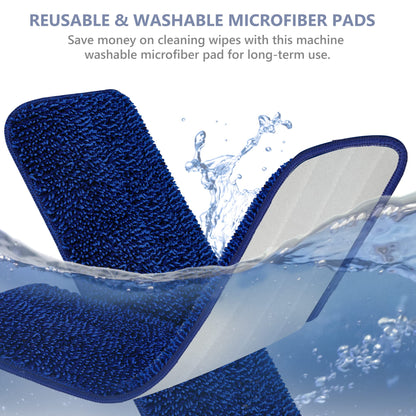 Spray Mops for Floor Cleaning, TRAV-ROUND Microfiber Wood Floor Mop with 5 Reusable Washable Pads for Dry Wet Cleaning on Hardwood Laminate Wood Ceramic Vinyl Tile