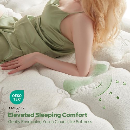 BEDLORE Full Size Mattress Topper - Thick Bamboo Viscose Pillow Top for 6-15 Inch Mattresses | Breathable Comfort & Back Pain Relief