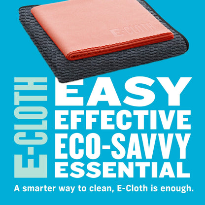 E-Cloth Granite & Stone Cleaning Kit, Premium Microfiber Cleaning Cloth, Ideal Cleaner and Polish for Granite, Marble and Other Stone Countertops, 100 Wash Guarantee, 2 Cloth Set