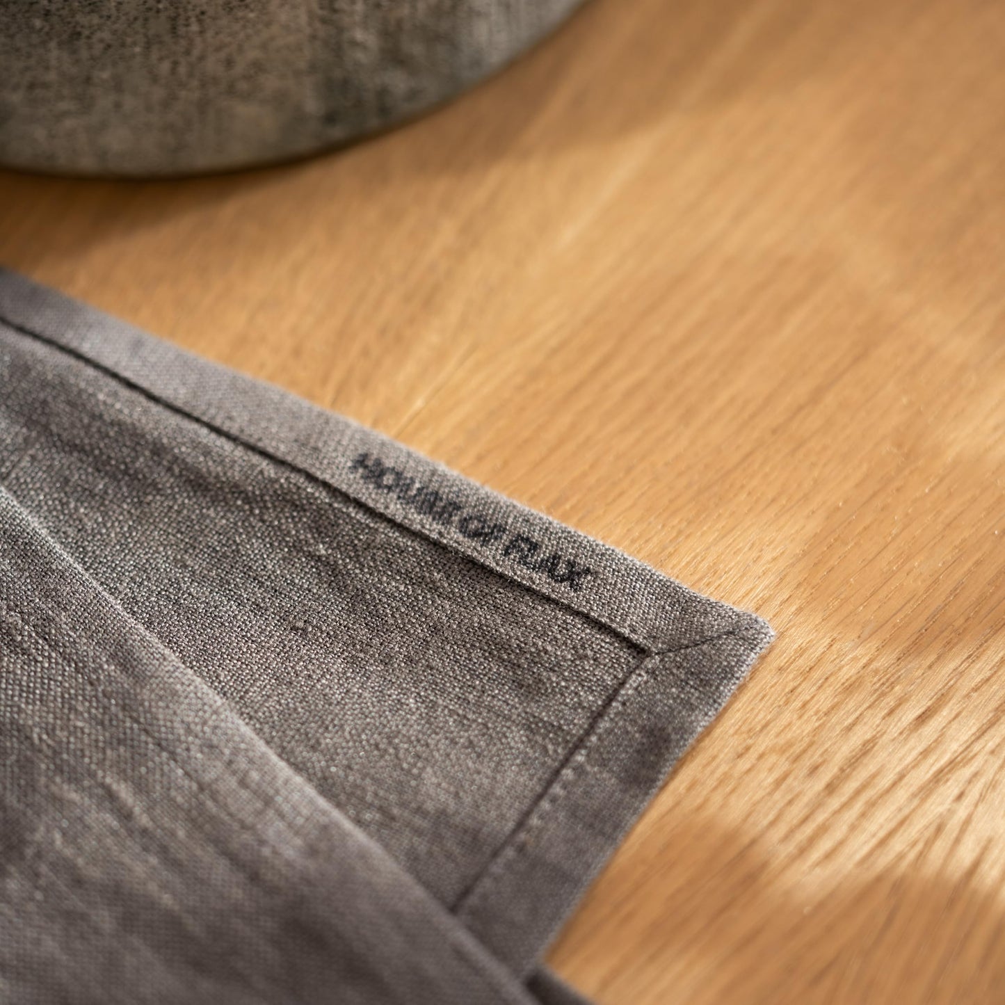 HOUSE OF FLAX Linen Dinner Napkins 18 x 18 Inch - 100% Flax Linen Napkins - Stone Washed Pure Linen Cloth Napkins (Ash Grey, 18" x 18"(Set of 4))