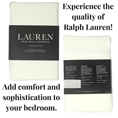 Ralph Lauren Two Standard Pillowcases
