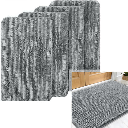 OLANLY Dog Door Mat - 5-Piece Bundle with 30x20 Size in Grey - Durable and Easy to Clean
