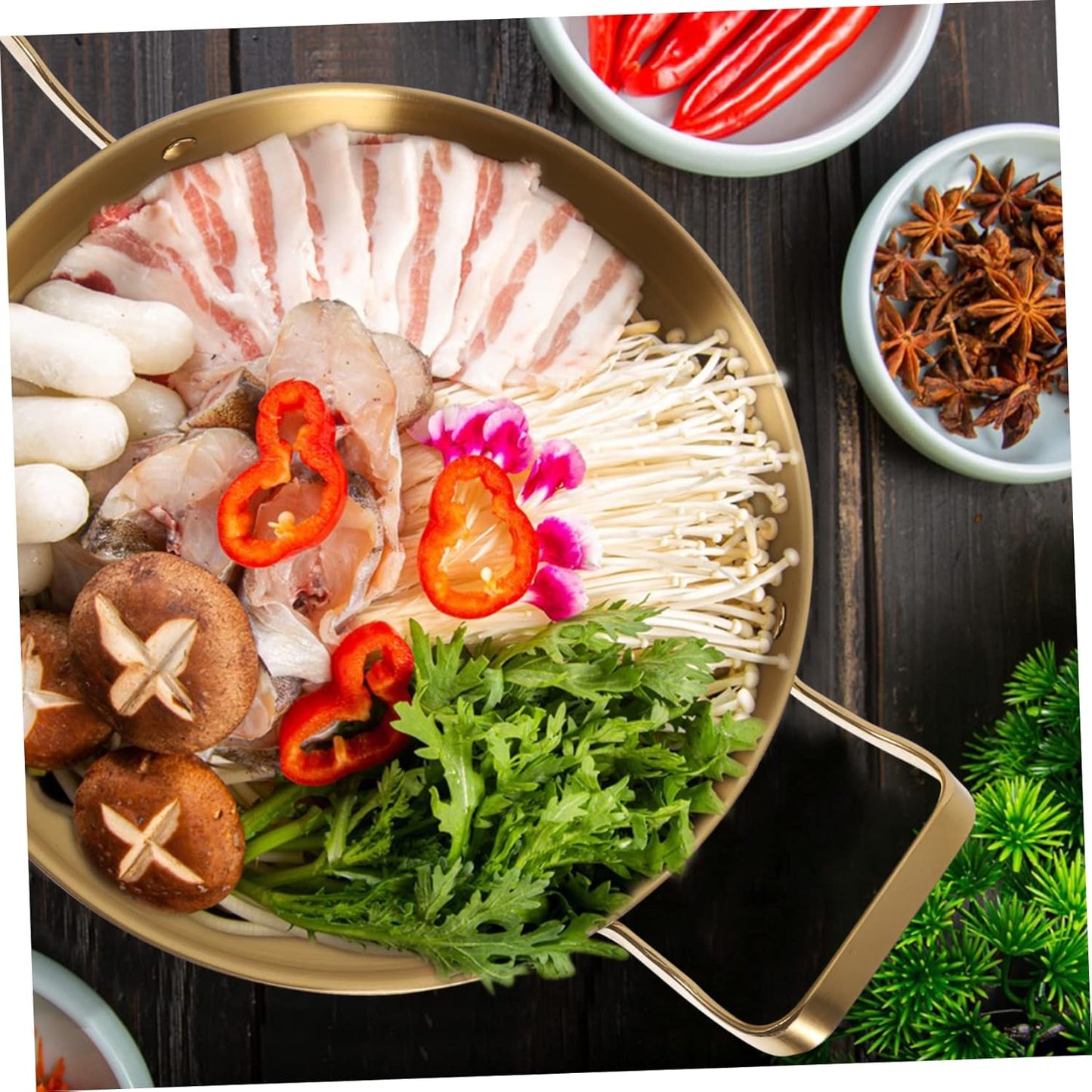 Korean Army Pot, Household Kitchenware, Cooking Utensil, Thickened Stainless Steel Pan, Cooking Tool