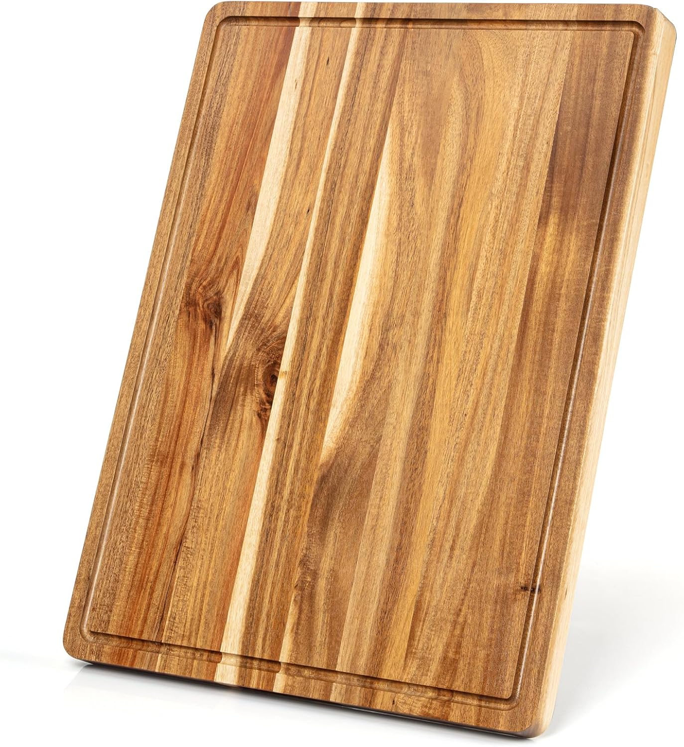 24 18 Garvee Extra Large Cutting Board for Kitchen, in x in Acacia Wood Thick Chooping Board with Deep Juice Groove