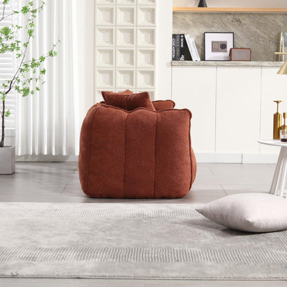 Soft Two-Person Beanbag Chair with High Resilience Foam Core