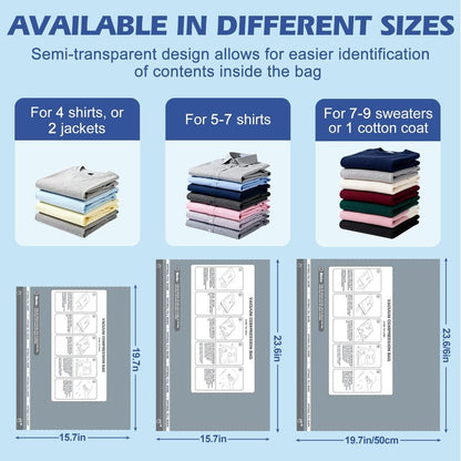 Travel Vacuum Storage Bags with Rechargeable Air Pump, 11 Pack Portable Space Saver Bags, Compression Bags for Clothing, Bedding, Seasonal Storage & Packing Bags for Moving