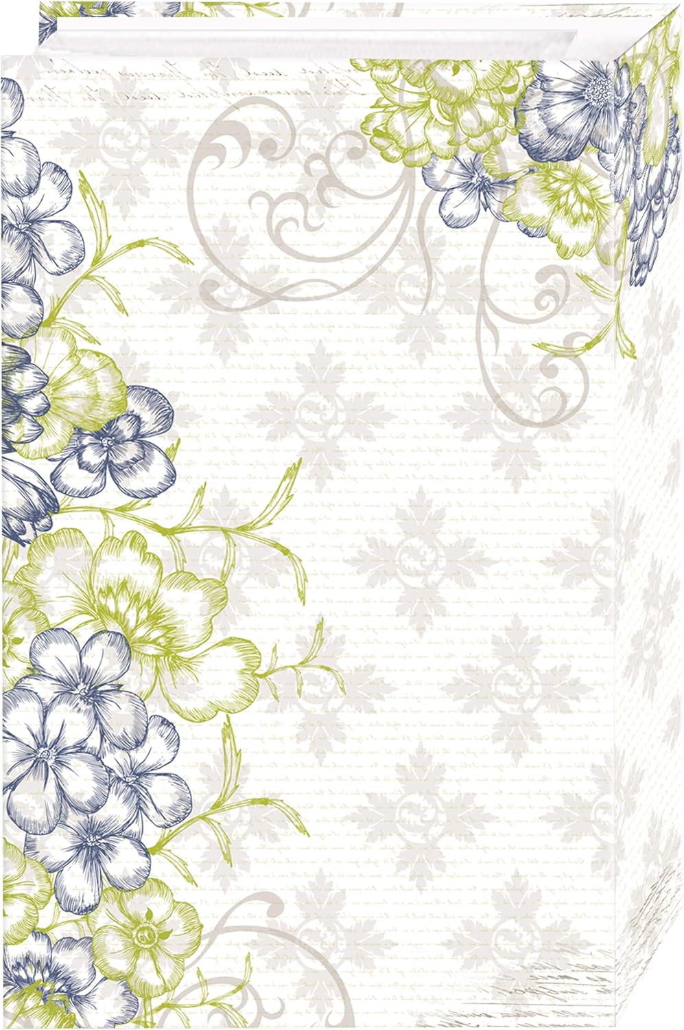 3-Ring Photo Album, Cobalt Breeze Design, 504 Pockets for 4x6 Photos