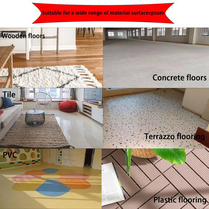 CHUANGSEED Carpet Tape, Double Sided White Rug Tape for Tile Area Rugs, Strong Sticky Removable Tape, 2inchesx12yards