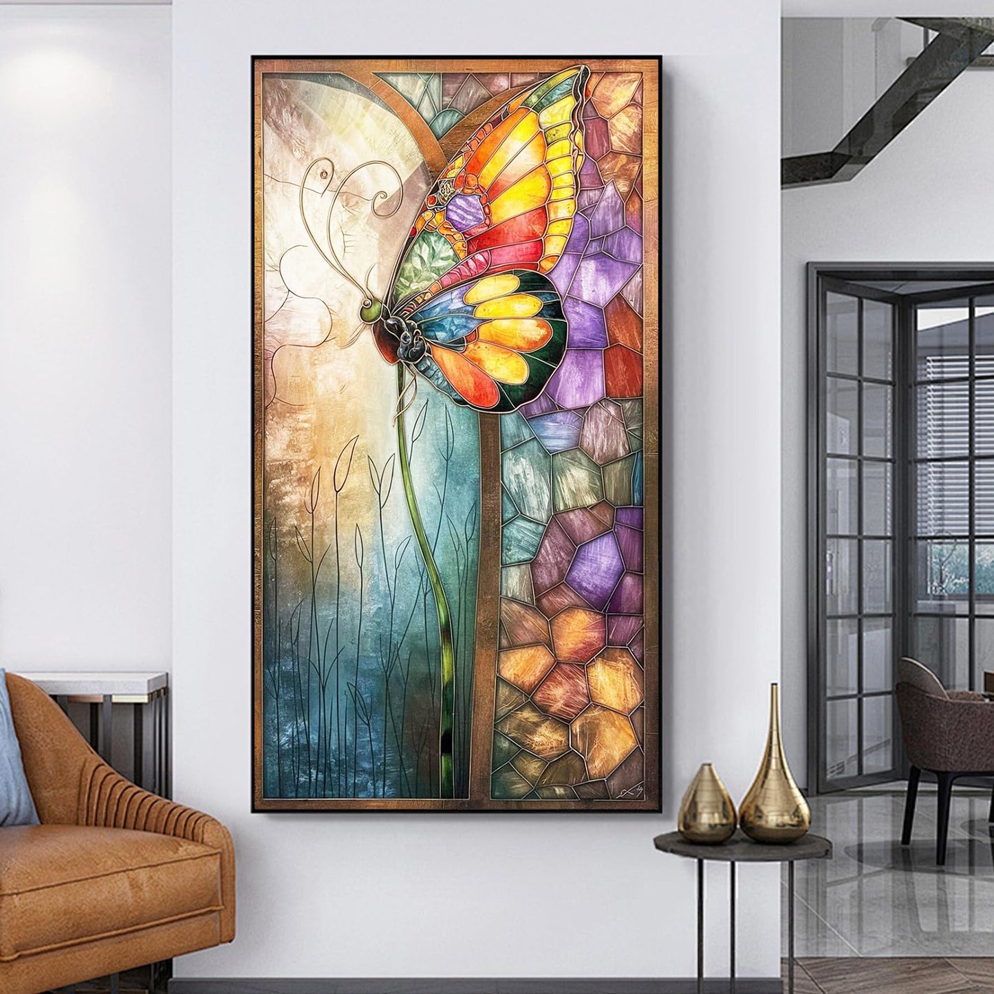 YALKIN 5D Diamond Painting Kits for Adults, Large Diamond Art Kits Full Drill Diamond Painting Kit for Adult Beginners, DIY Crystal Picture Art for Home Wall Decor 40 x 70cm/15.7 x 27.6in