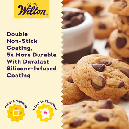 Wilton Platinum Premium Non-Stick Anti-Warp Bakeware, Made without PFAs, Large Baking Sheet, 11x17 in