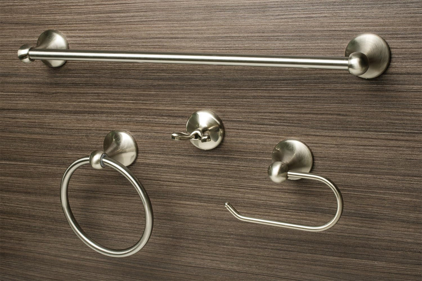 Sure-Loc Hardware Ventura Bath Set in Satin Nickel