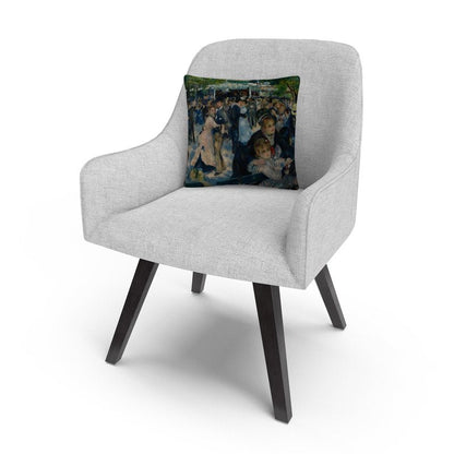 Trademark Fine Art Pierre-Auguste Renoir 'Le Moulin De La Galette' 16" X 16" Decorative Throw Pillow