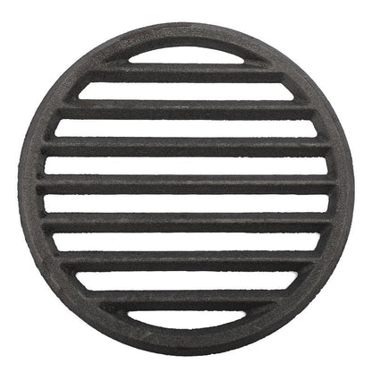 OGANAZI Cast Iron Bottom Fire Grate - 9 Inch Round BBQ Grill Grate Replacement, High Heat Charcoal Plate Bottom Grate Grill Parts, Fireplace Grate for Fire Pit Project BBQ Accessories Parts