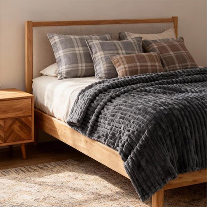 Bedsure GentleSoft Full Blanket - Cozy Grey Throw for Women & Girls | 84x90 Inches