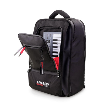 TRAKPACK Backpack for Producers & DJs, XL Capacity with 3 Storage Layers, Fits Akai MPC Live 3 / Ableton Push 3 / Native Instruments Maschine / Pioneer DDJ-FLX4 / Traktor Kontrol S2 / 12" Vinyl LPs