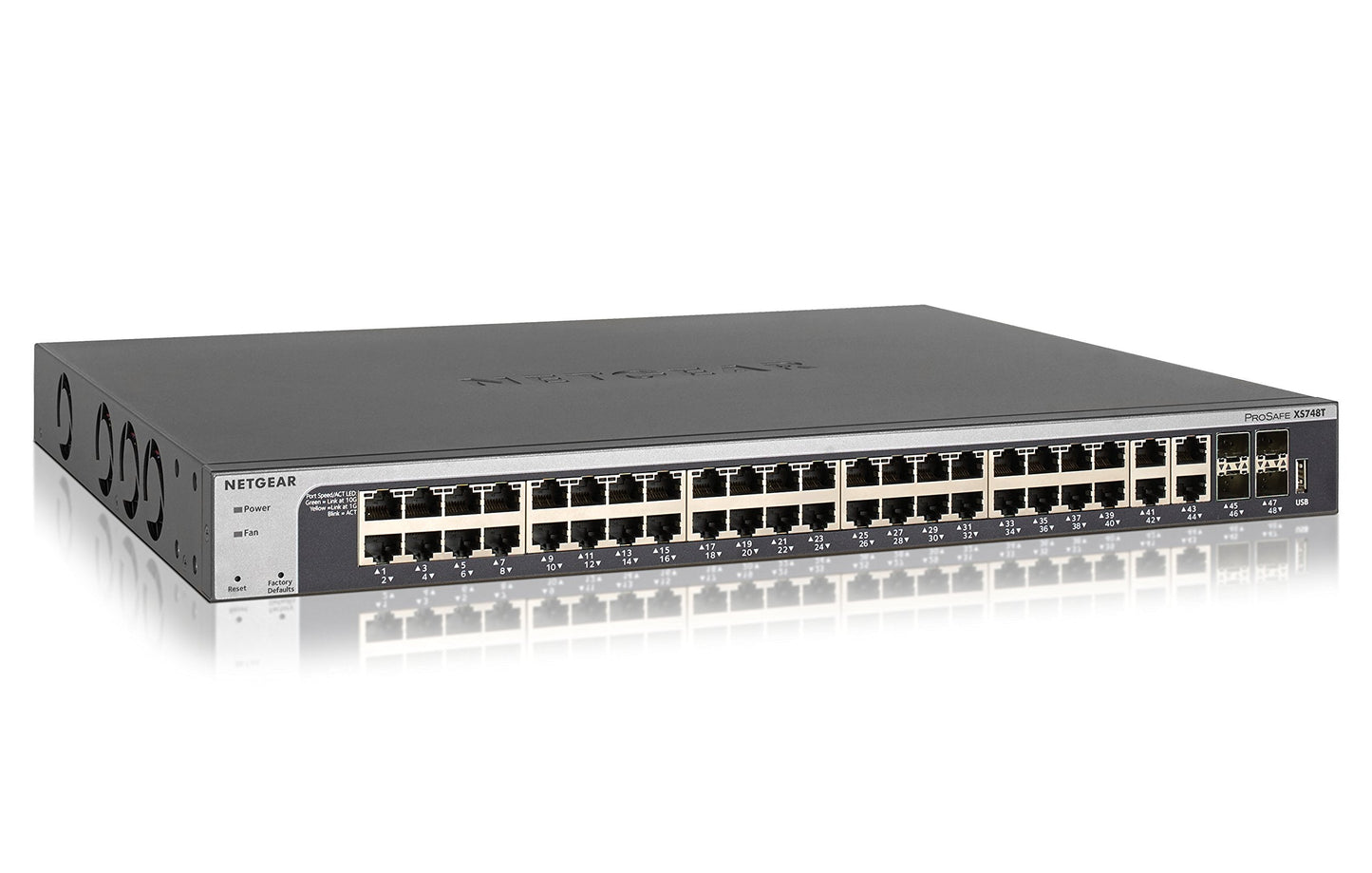 NETGEAR 8-Port Gigabit Ethernet Smart Switch (GS108T) - Managed, with 1 x PD Port, Optional Insight Cloud Management, Desktop or Wall Mount, Silent Operation, and Limited Lifetime Protection