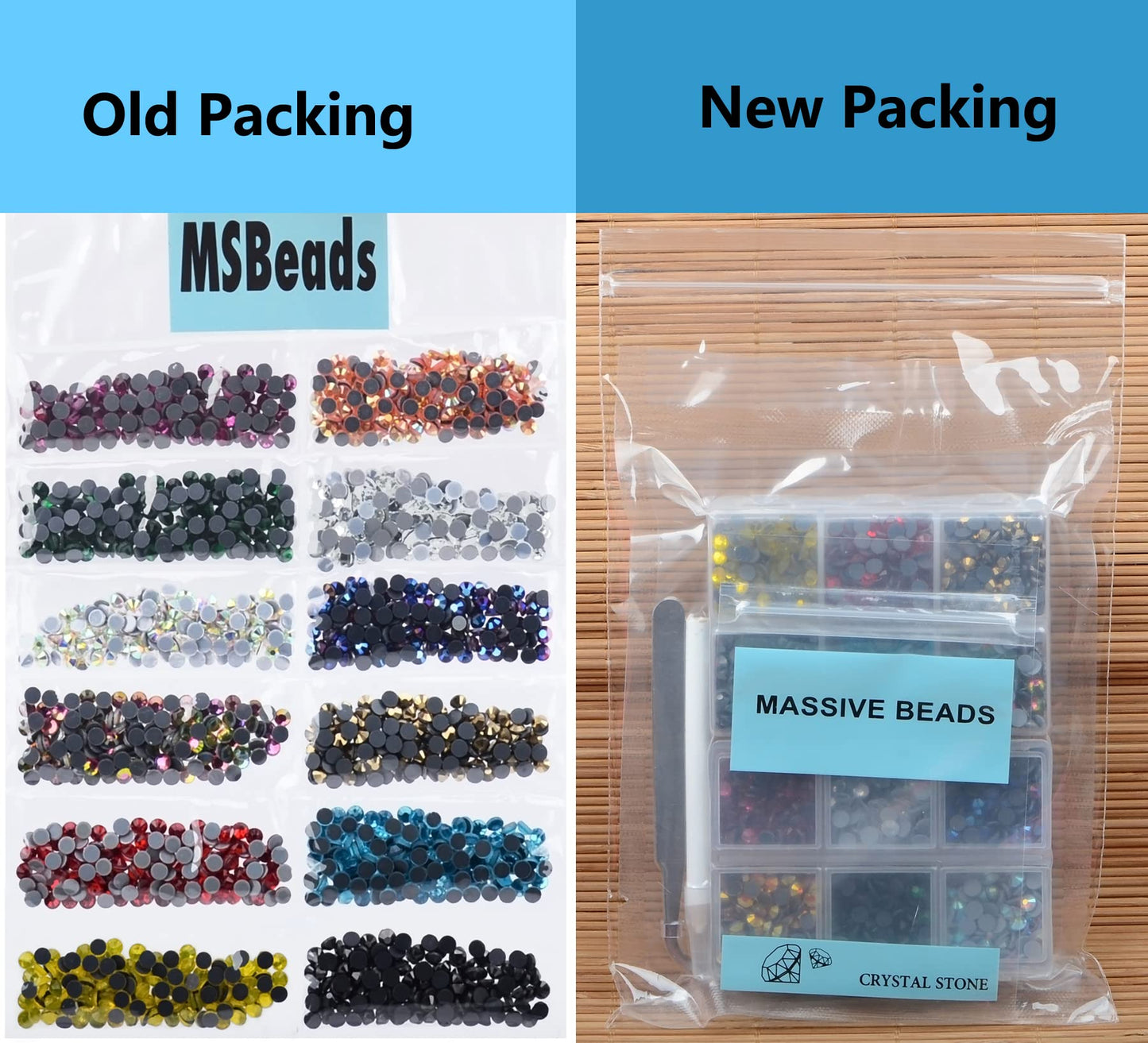 4200Pcs Hotfix Rhinestones Round Shape Flatback Crystal Glass Flatback Nail Art (12 Mixed Colors, 3mm SS10)