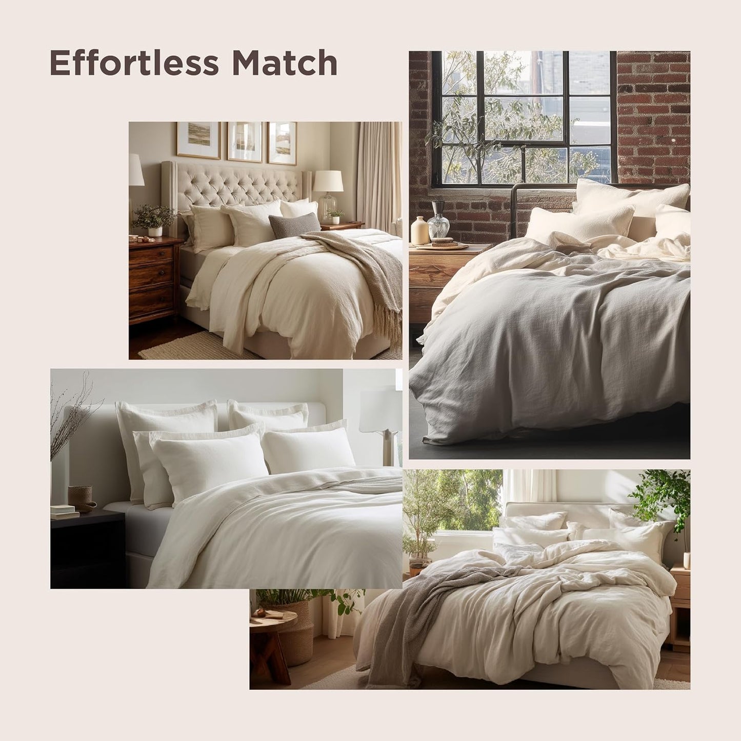 Bedsure Honey Ginger Duvet Cover - Twin XL Soft Prewashed Cotton Bedding Set with Zipper Closure & Pillow Sham
