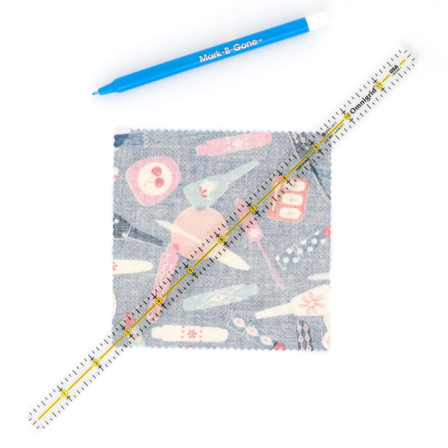 Dritz Omnigrid Marking Ruler Trio Set with Lengths 4", 6", 12"