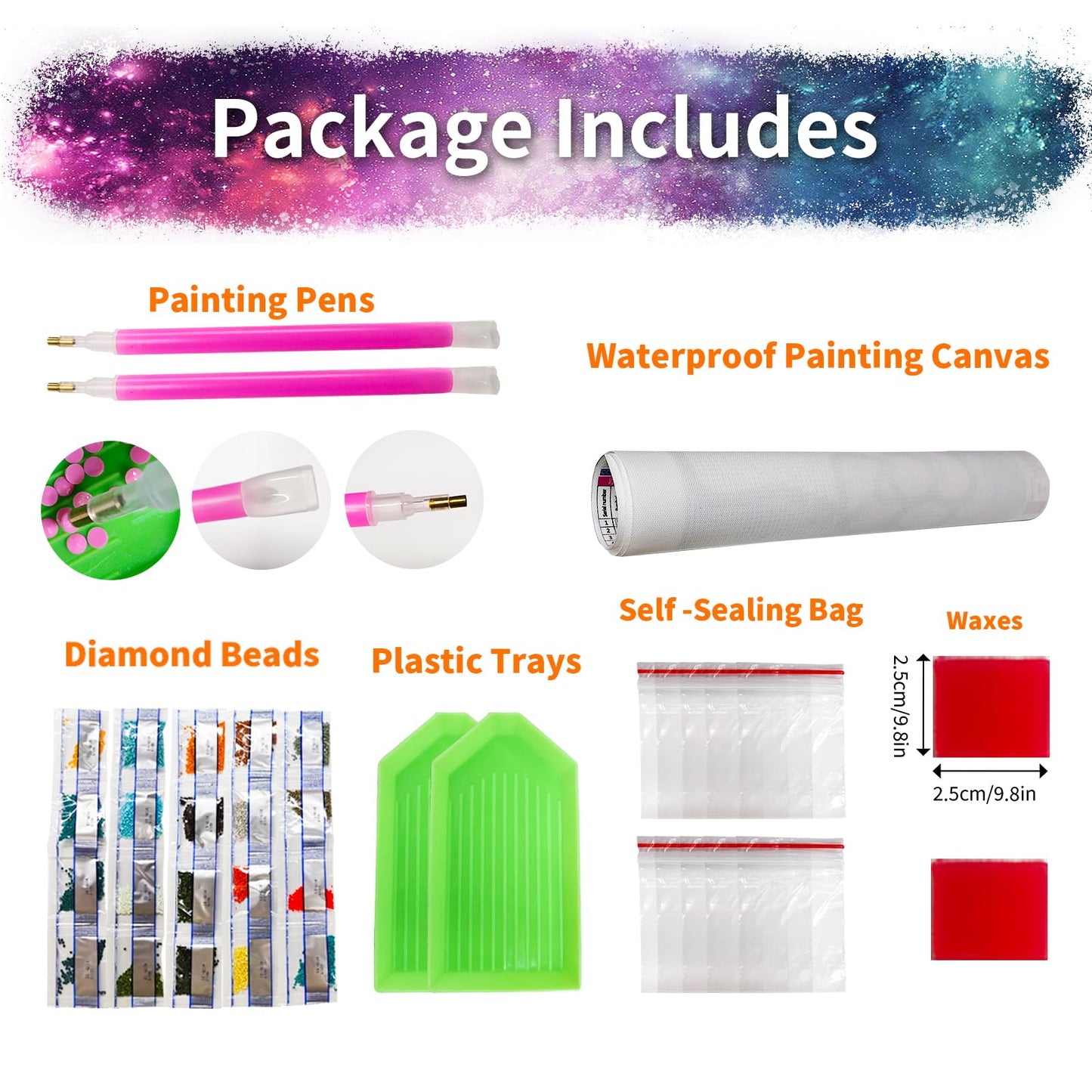 YALKIN 5D Diamond Painting Kits for Adults, Flowers Diamond Art Kits Full Drill Diamond Painting Kit for Adult Beginners, DIY Crystal Picture Art for Home Wall Decor 40x70cm/15.7x27.6in