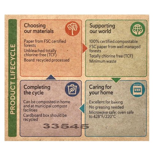 If You Care Baking Cups - FSC Certified Unbleached Large, 60 Count | Eco-Friendly 3 Pack