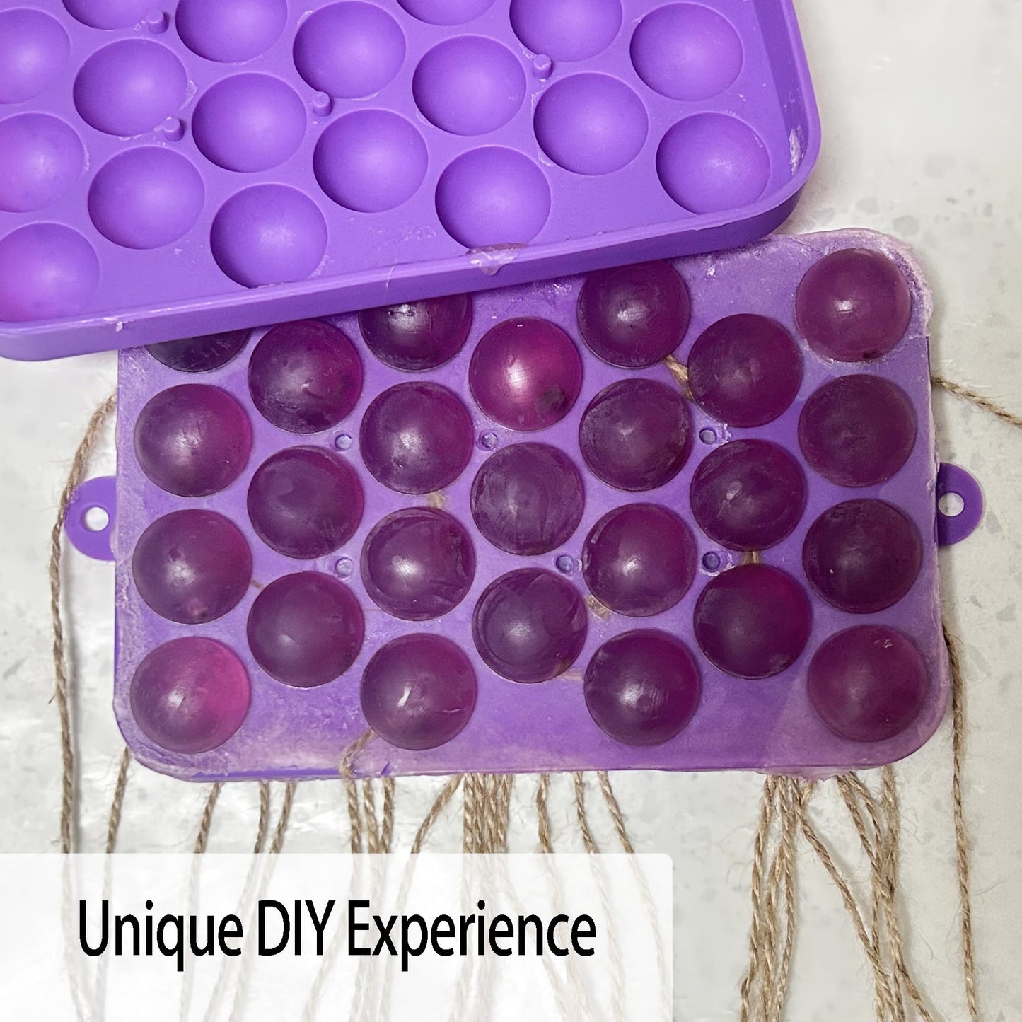 Silicone DIY Soap Making Kit Grape Soaps Molds Exquisite Mold for Handmade Soap Making Gift (Without Soaps)