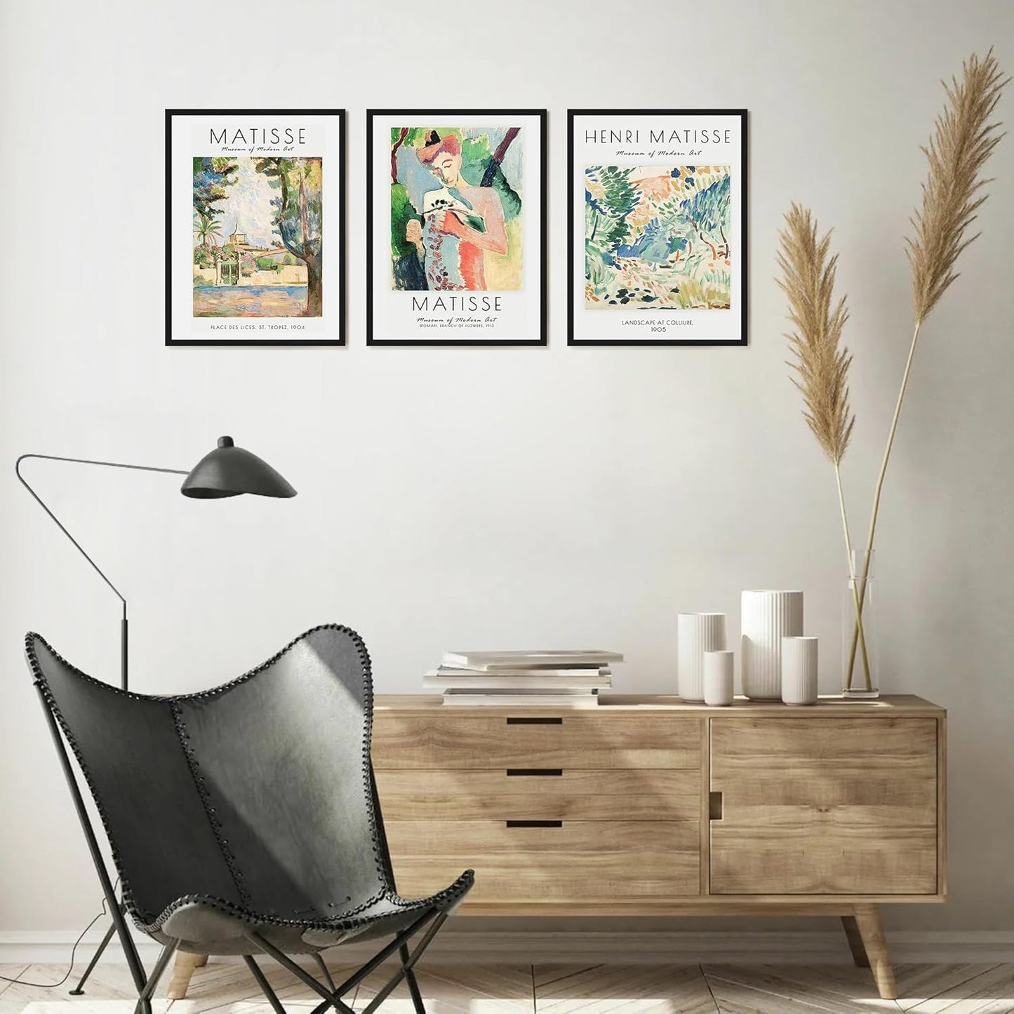 Upsimples 12x16 Picture Frame - Scratch-Proof Black Poster Frames for Photo Gallery | 3 Pack, Slide-In Strips