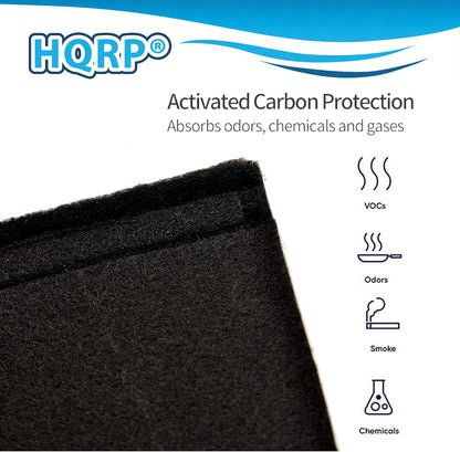 HQRP 2-Pack Carbon Filter Compatible with Honeywell Models HPA300, 50100, 50150, 50250-S, 17000-S