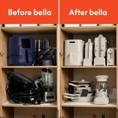 Bella 10-Speed Countertop Blender - Juicer & Smoothie Maker with 48oz Capacity, Slim Design, Dishwasher Safe
