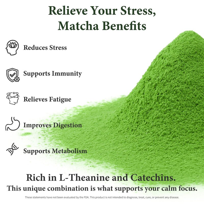 KANEMATSU Ceremonial Grade Matcha Powder 1.75oz Tin, Japanese JAS Certified Organic, Antioxidant Rich with Caffeine & L-Theanine for Focus & Relaxation, Kosher Non-GMO Green Tea (50g)