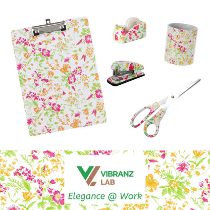 VIBRANZ LAB Cute Pen and Makeup Brush Holder - Desk Organizer with Pen Cup