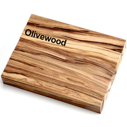 Spiareal 5 Pcs Olive Wood Pen Blanks Kits Pen Turning Supplies DIY Crafts, 5 x 3/4 x 3/4 Inch