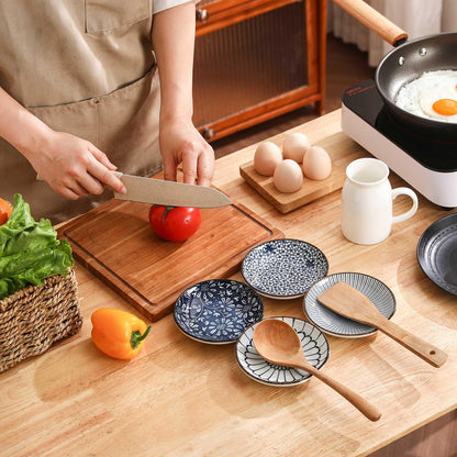 TOPSKINOY Spoon Rest for Stove Top, Set of 4 Decorative Ceramic Cooking Spoon Holder for kitchen counter, Cute Coffee Spoon Rest for Coffee Bar