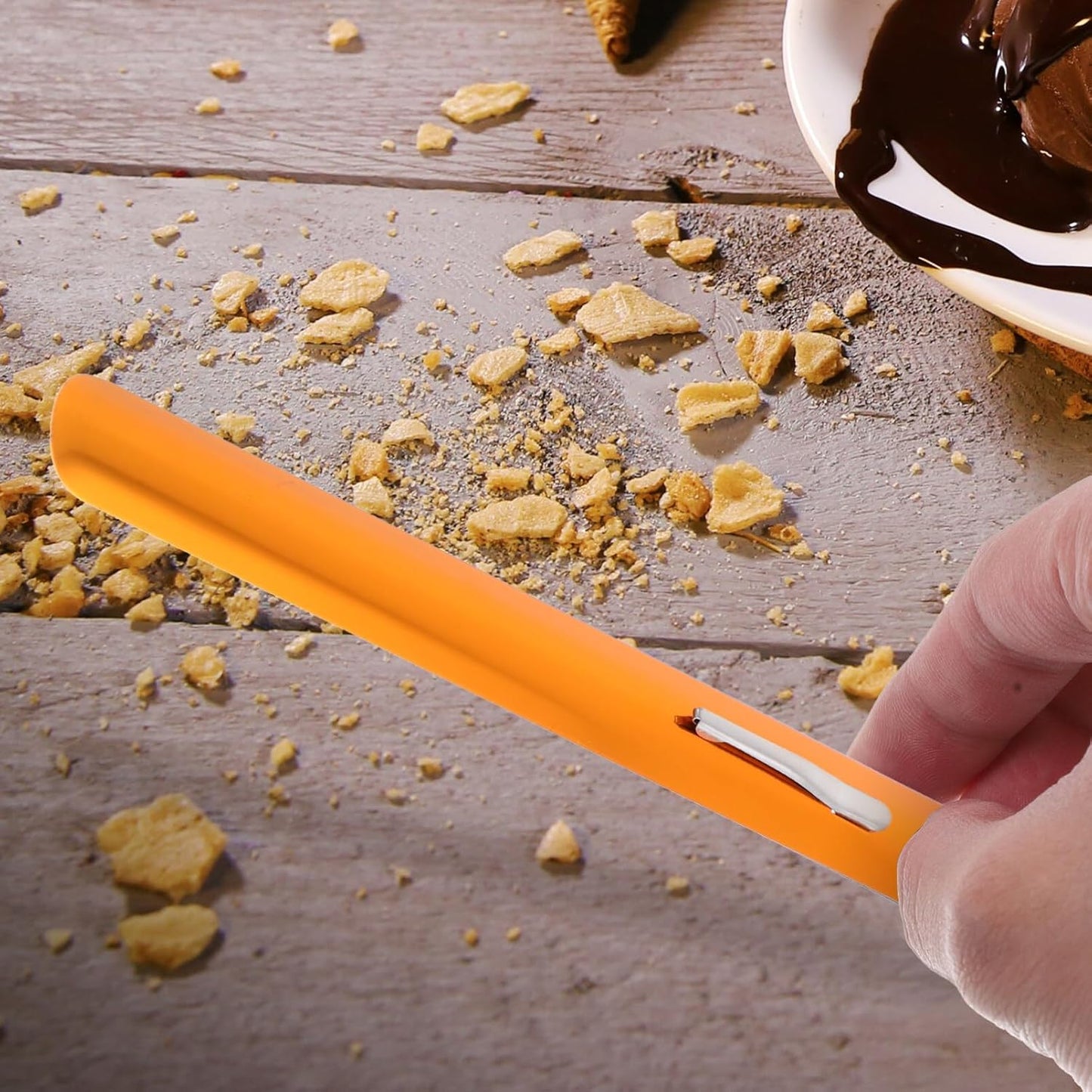 Ciieeo 2pcs Stainless Steel Crumb Sweepers for Servers, Table Crumb Scraper Cleaner for Restaurants and Home.