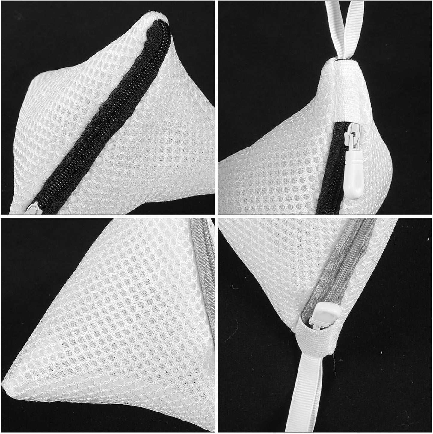 Bra Lingerie Bags, 3pcs Small Mesh Laundry Bags for Delicate Washing Machine Laundry