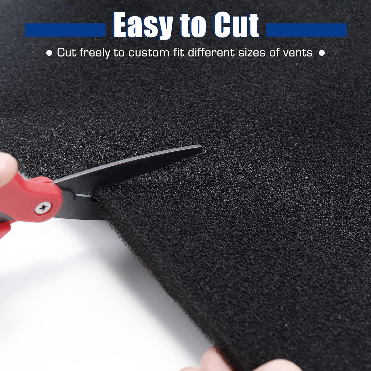 Cut to Fit Foam Pad Pre Filter, Air Purifiers Filter Replacement for Most Air Conditioners, Trash Cans, Dehumidifiers,