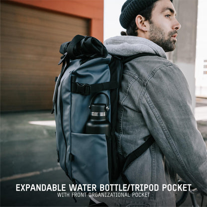 WANDRD PRVKE 21L Photography Bundle: Weather-Resistant Travel & Camera Backpack with Laptop Sleeve, Quick Side Access, Clamshell Opening – Ideal Photography & Travel Bag (Aegean Blue)