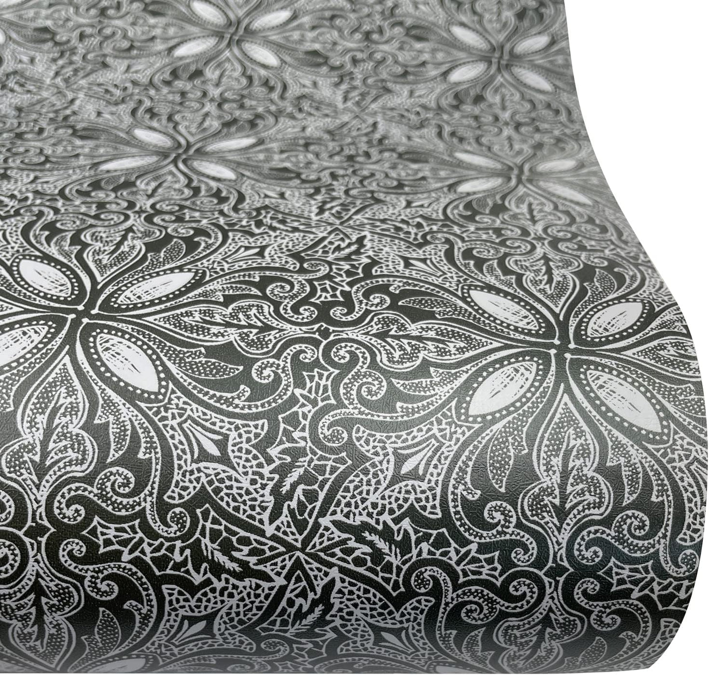 Yifely Vintage Petal Countertop Covering Paper, Self-Adhesive Shelf Liner, 17.7 Inch by 9.8 Feet