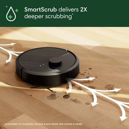 iRobot Roomba Plus 405 (G181) 2in1 Vacuum & Mop Robot with AutoWash Dock - Dual Spinning, Smart & Fast Mapping, Ideal for Pet Hair, Self-Empties 75 Days, Intense Suction, Pad Washing & Drying