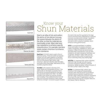 Shun Classic 8 Pc Student Knife Set